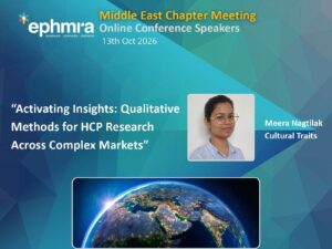 Meera Nagtilak Ephmra Middle East Chapter Meeting 13th Oct 2026